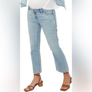 Hatch Light Blue Ankle & Cropped Jeans
